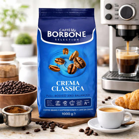 Caffe Borbone Crema Classica 2.2 lb bag keeps aroma when stored in a cool place.