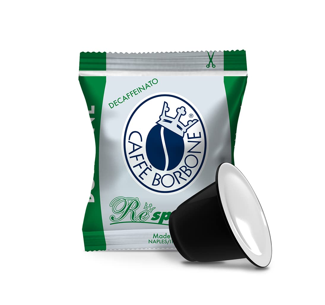 Caffè Borbone DEK decaf box of 50 pods for convenient use
