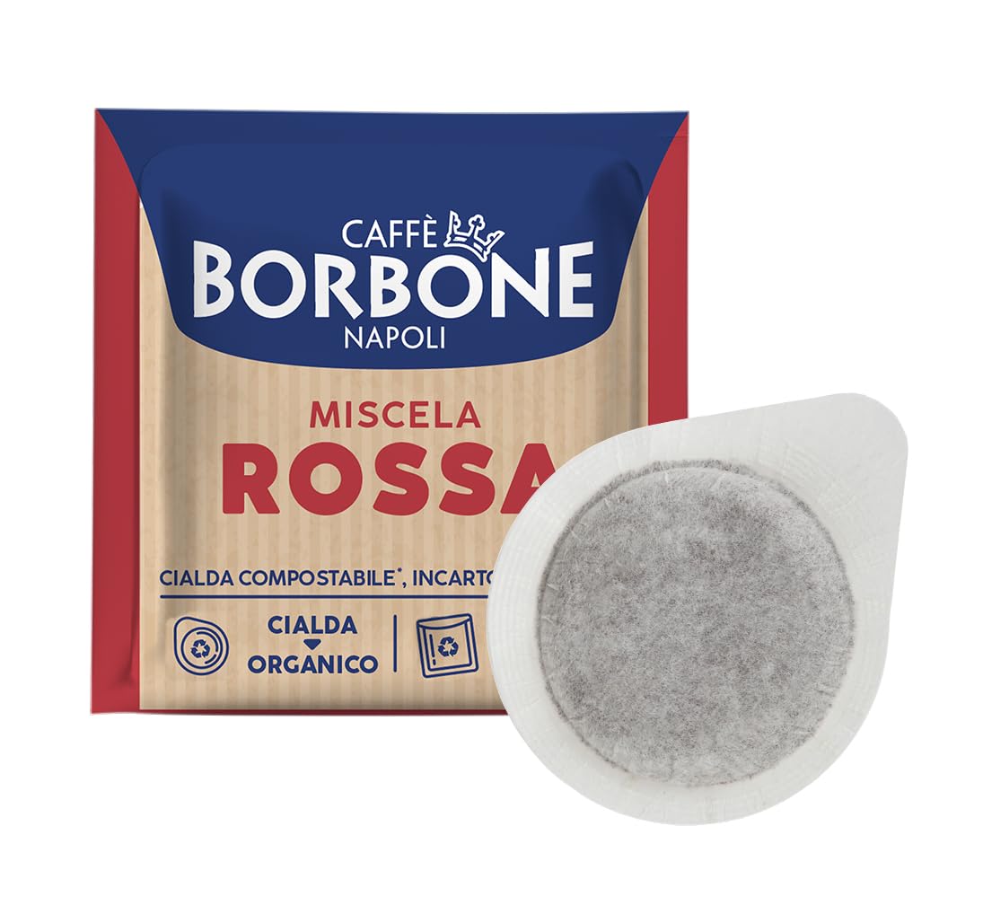 Caffè Borbone ESE Red pods in a box, ready for quick espresso mornings.