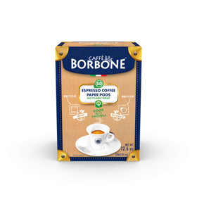 Caffè Borbone Gold Blend dark roast pod with deep, inviting notes.