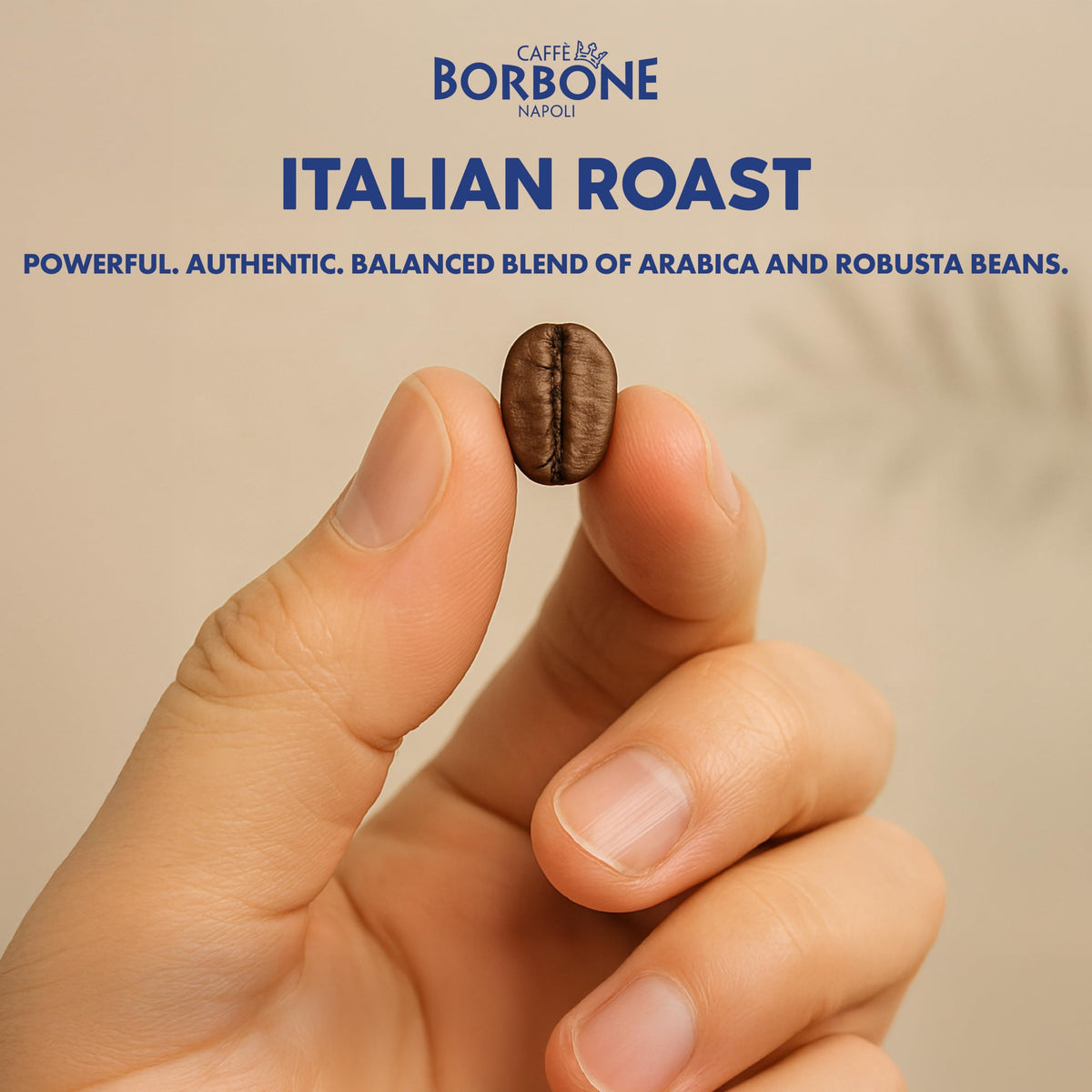 Caffè Borbone pod pouring into cup, quick morning ritual.