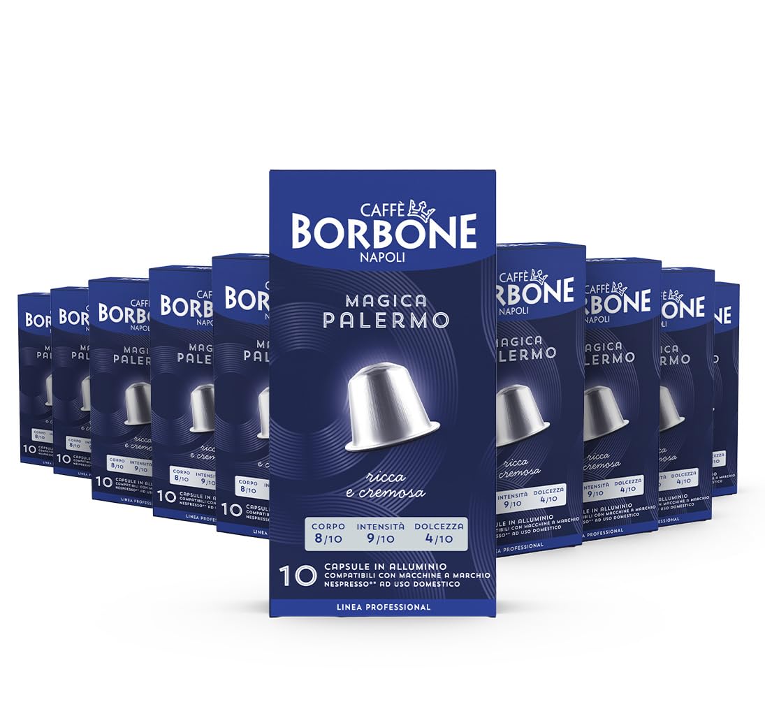Caffè Borbone Magica Palermo capsules ready for Nespresso Original machines with consistent extraction