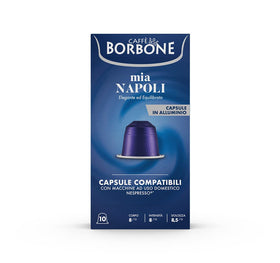 Caffè Borbone Mia Napoli capsules ideal for morning lattes at home