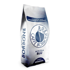 Caffe Borbone Miscela Blu whole beans for authentic Italian espresso at home.
