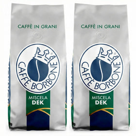 Caffè Borbone Miscela DEK dark roast whole beans ready for rich espresso