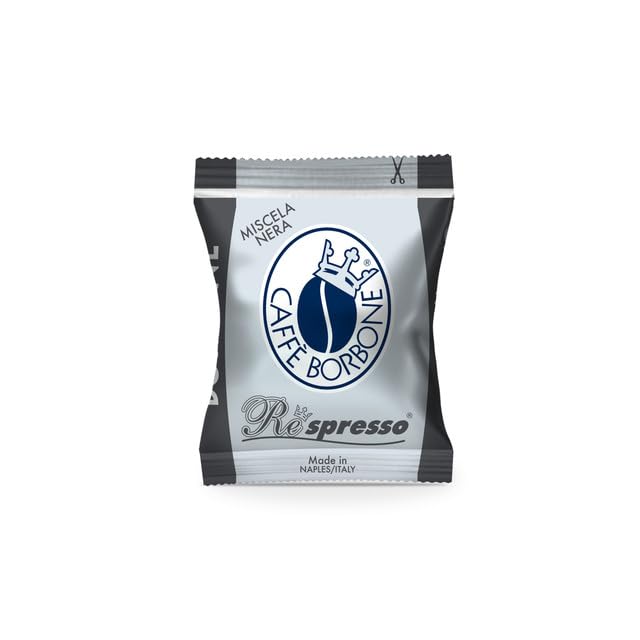 Caffè Borbone Miscela Nera brewed espresso pour reveals bold flavor.