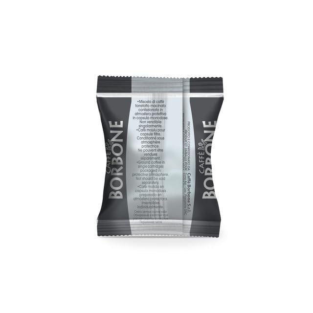Caffè Borbone Miscela Nera roast detail focuses on aromatic profile.
