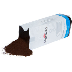 CAFFE CONTEMPO dark roast decaf delivers bold flavor with low caffeine impact.
