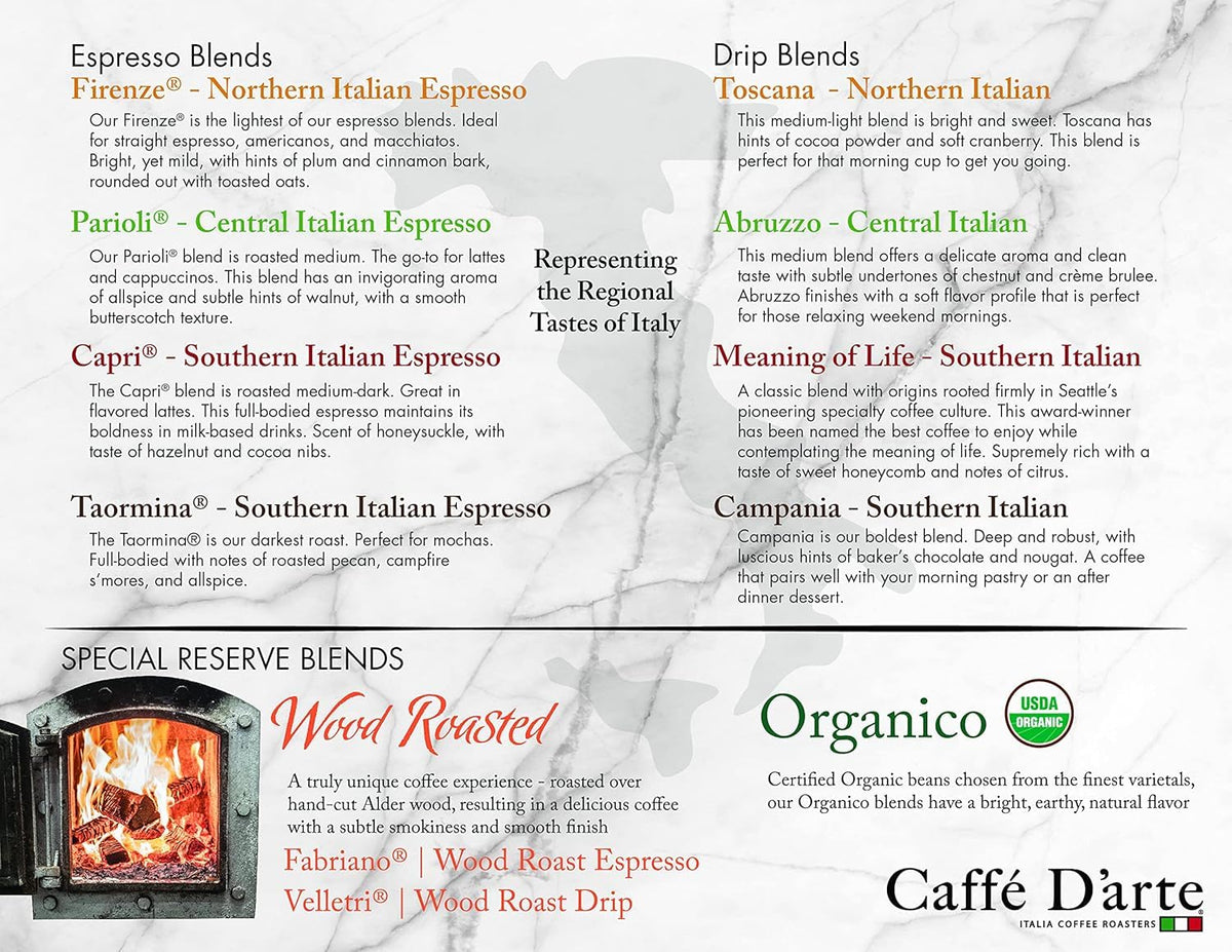 Caffe D’arte Capri medium-roast ideal for drip brewing