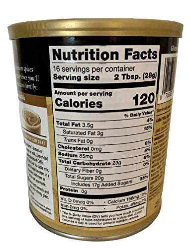 Caffe D'Vita Exotic Spiced Chai Latte dry mix 1-lb pantry staple.