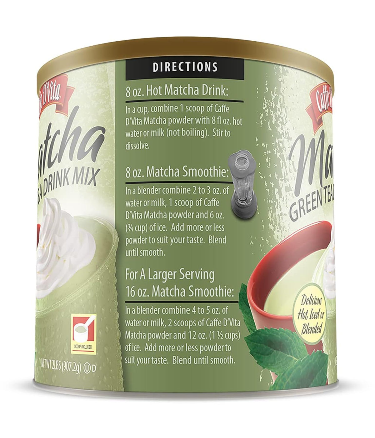 Caffe D'Vita Made in USA label reflecting trusted production standards