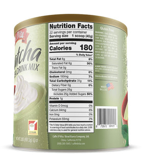 Caffe D'Vita Matcha hot drink cup ready mix for hot beverages