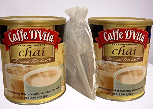 Caffe D'Vita Exotic Spiced Chai Latte spice closeup, fragrant and rich.