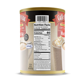 Caffe D'Vita Sugar Free Mocha Cappuccino can with premium ingredients