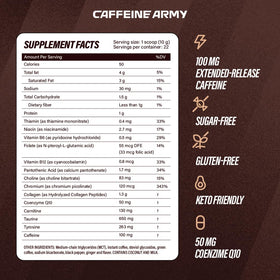 CAFFEINE ARMY Vanilla Latte foam mug showcases cafe-quality taste at home