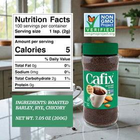 Cafix two-jar pack display, convenient family-sized value.