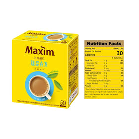 caincosmetic maxim mocha gold zero sugar box showcases convenient single-serve packaging