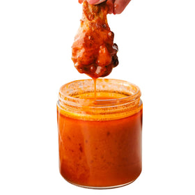 Cajun Chef hot sauce boiled finish suggests bright, spicy kick for seafood boil