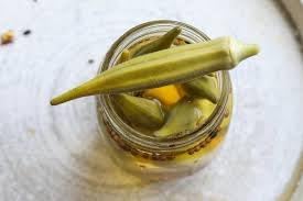 Cajun Chef pickled okra bite-size slices for party hors d'oeuvres