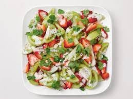 Cajun Chef spicy green tomato pickles garnish idea to upgrade salads