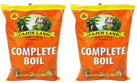 Cajun Land boil complete 4lbs 2pack packaging ready for seafood boil prep