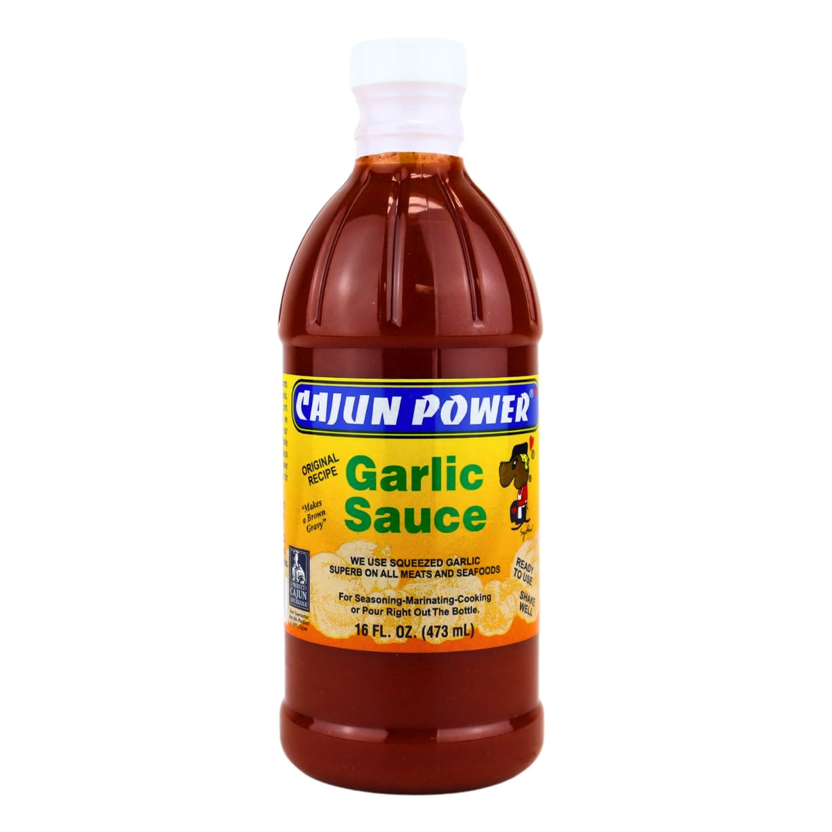 Cajun Power Garlic Sauce Original bottle for everyday cooking flavor