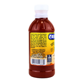 Cajun Power garlic sauce Spicy bottle pour adds heat to proteins