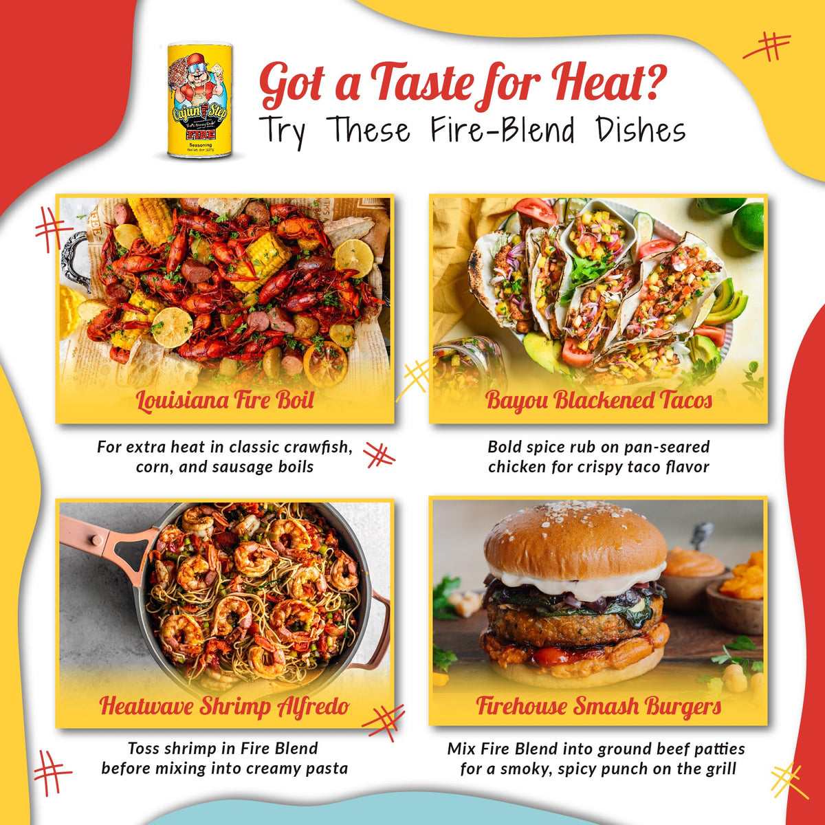 Cajun Two Step gift-ready box ideal for food lovers.