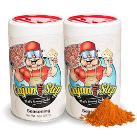 Cajun Two Step Original Seasoning bottle ready for Creole meals.