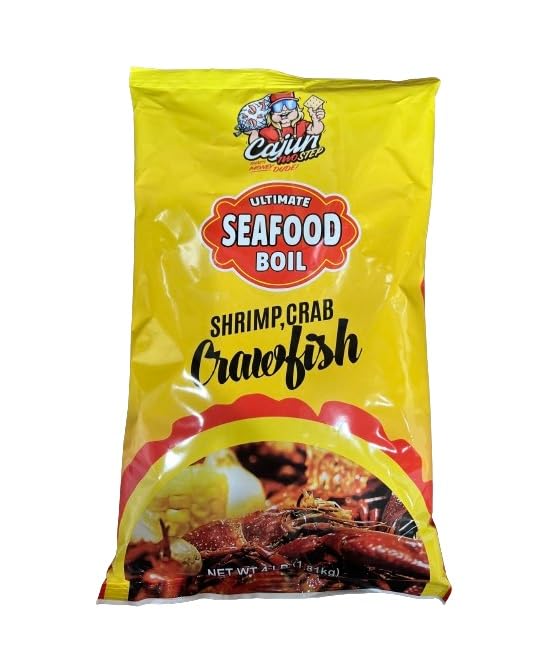 Cajun Two Step Seafood Boil 64 oz packaging for large gatherings.