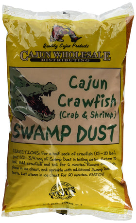 Front view of Cajun Wholesale Swamp Dust jar, optimized for bold seafood boils.