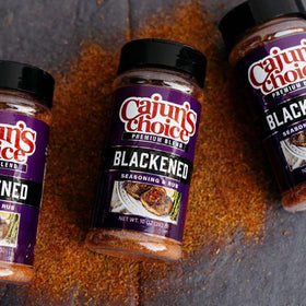Cajun's Choice Blackened Seasoning chicken sizzle shows hearty flavor for weeknight grilling.