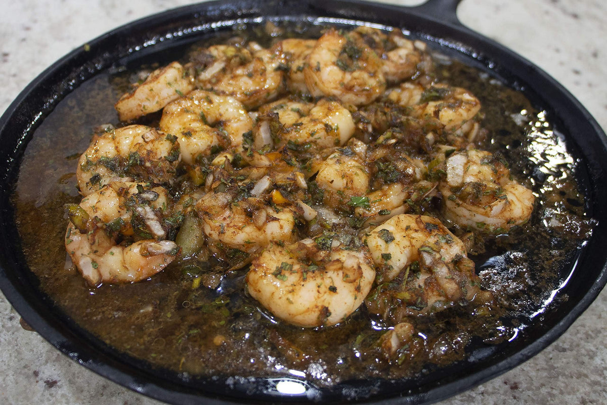 Cajun's Choice ready-to-use 15-minute meal idea with shrimp or chicken