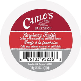 Cake Boss Raspberry Truffle cup ready to brew a comforting moment.