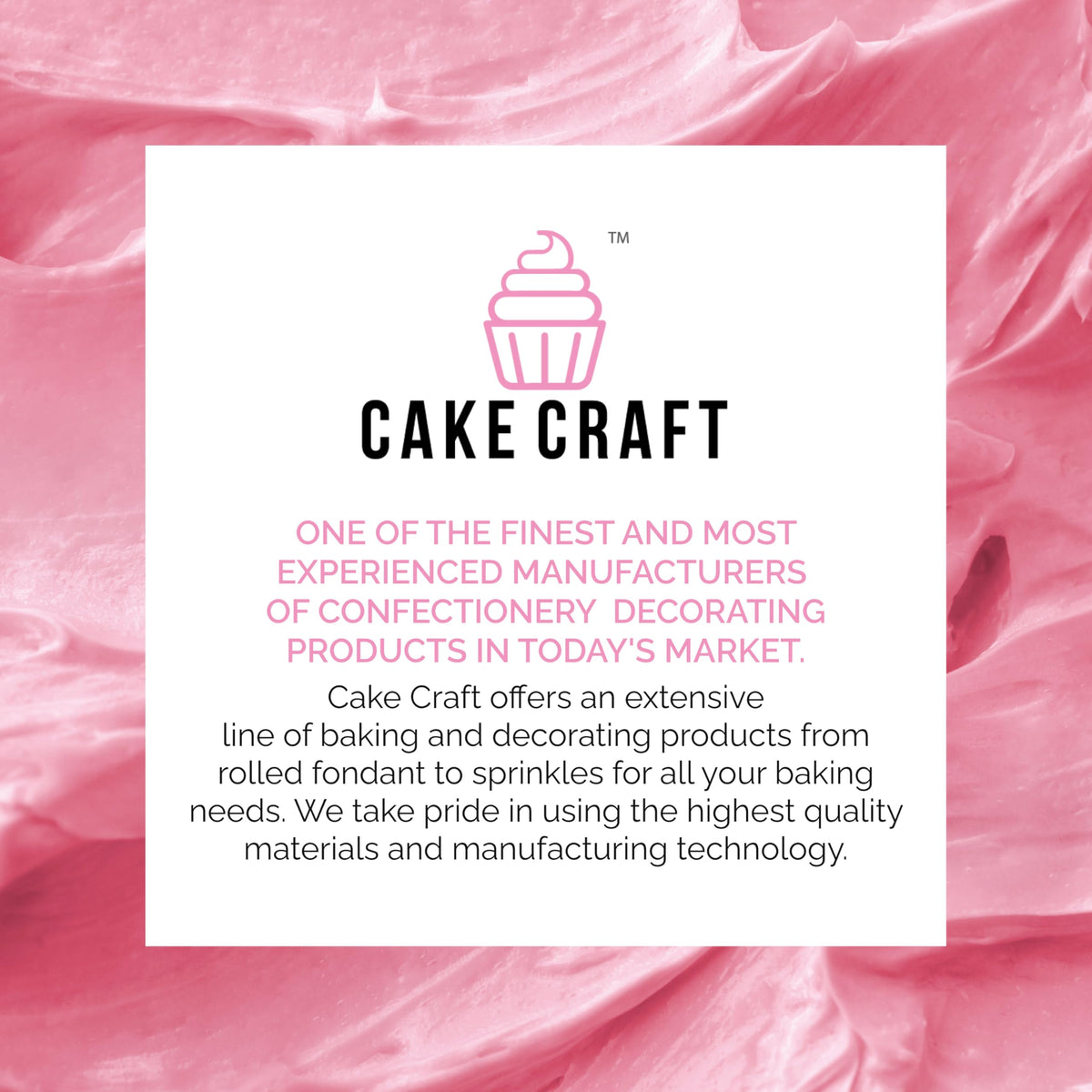 Cake Craft Rosy Pink drizzle decorates a celebration cake beautifully