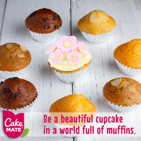 Cake Mate yellow edible writing gel for cheerful holiday designs.
