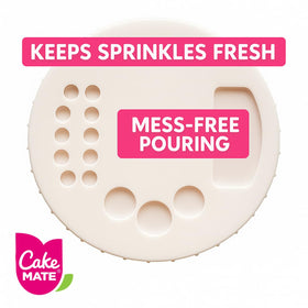 Cake Mate Easter pastel confetti sprinkles on cakes creates festive colors