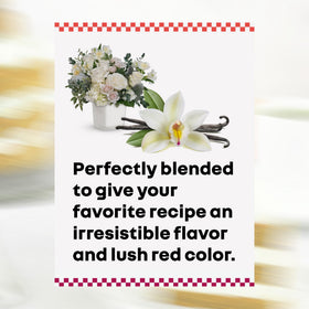 Cake S.O.S Creme Bouquet Emulsion enhances frosting flavor and texture.