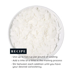 Cake S.O.S Paramount Crystals enable dipping and molding with smooth finishes.
