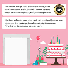 CAKESTAR A4 icing sheets for printers yield vibrant edible images.