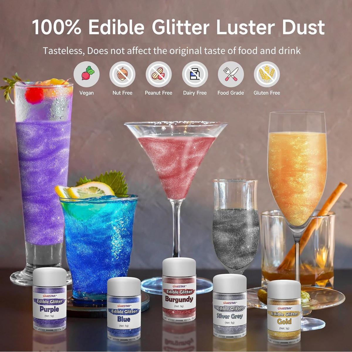CAKESTAR bottle with easy-dispense lid makes decorating desserts quick and mess-free.