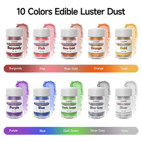 CAKESTAR glitter dust brightens strawberries and cookies with edible sparkle.