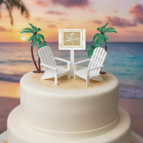 CakeSupplyShop Celebrations wedding anniversary topper on cake