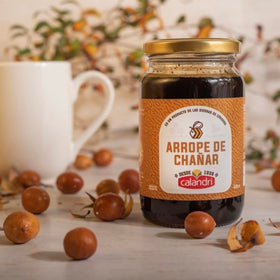 Calandri Arrope chañar pour drizzled over pancakes for rich sweetness