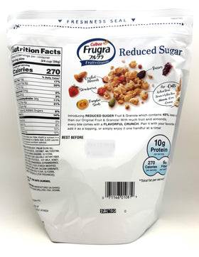 Calbee Frugra dried fruits strawberry raisin for natural sweetness.