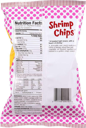 Calbee Shrimp Flavored Chips close-up texture, crisp light crunch ideal for quick snacking.