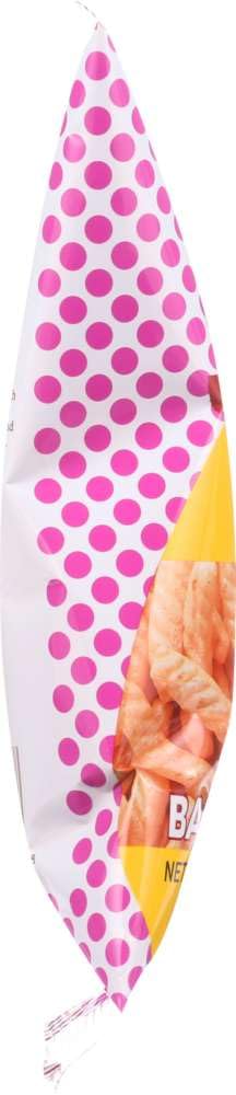 Calbee Shrimp Flavored Chips open bag, showing airy crunch ideal for dipping.