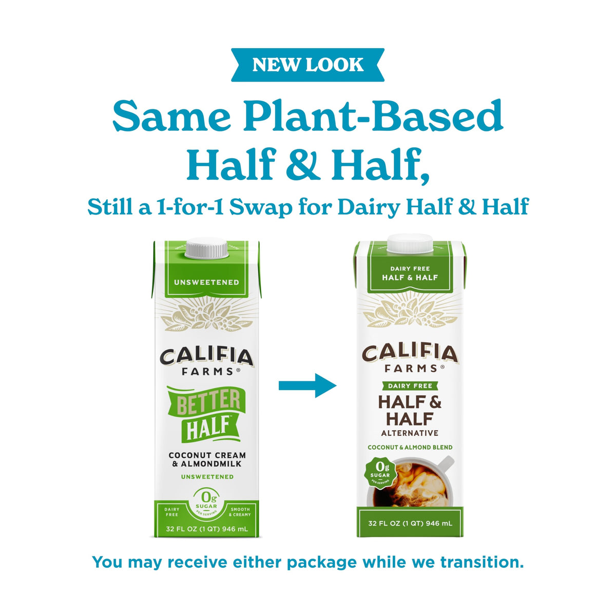 Califia Farms Better Half in a cup of coffee, showcasing creamy texture and keto-friendly option.