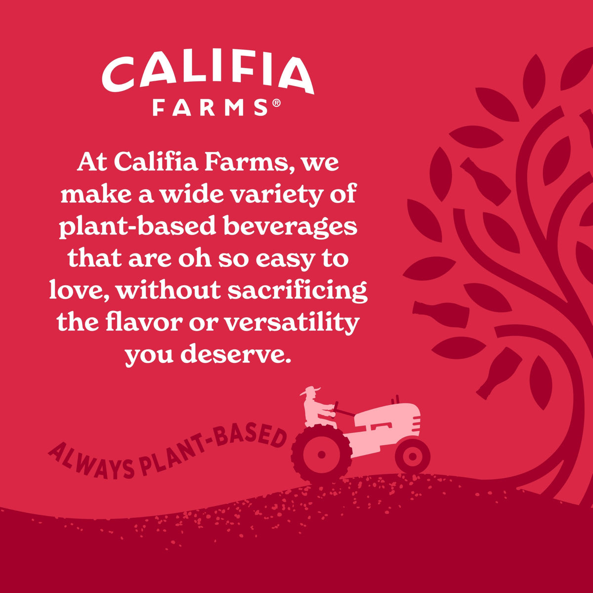 Glass with ice showcasing Califia Pure Black notes of apple, caramel, cocoa.