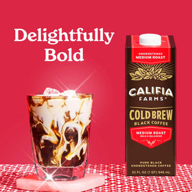 Califia Farms six-pack cold brew for convenient, sugar-free mornings.